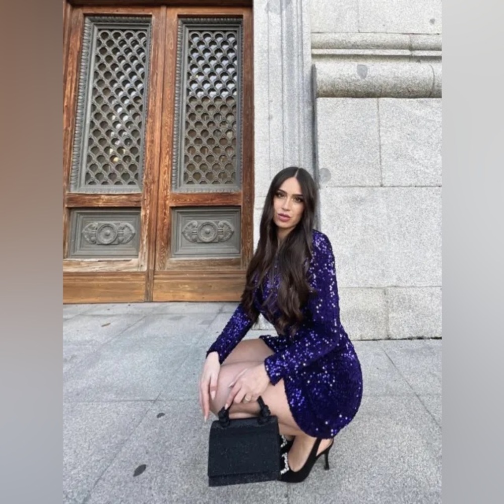 ZARA SEQUIN BLAZER DRESS 043/022 - Picture 13 of 14